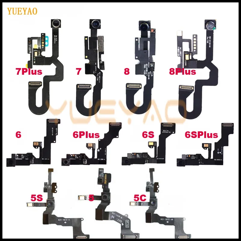 

Front Camera For iPhone 5 5S 6 6S 6Plus 6Splus 6SP 7 7Plus 8 Plus 8Plus Front Facing Camera Right Proximity Sensor Flex Cable