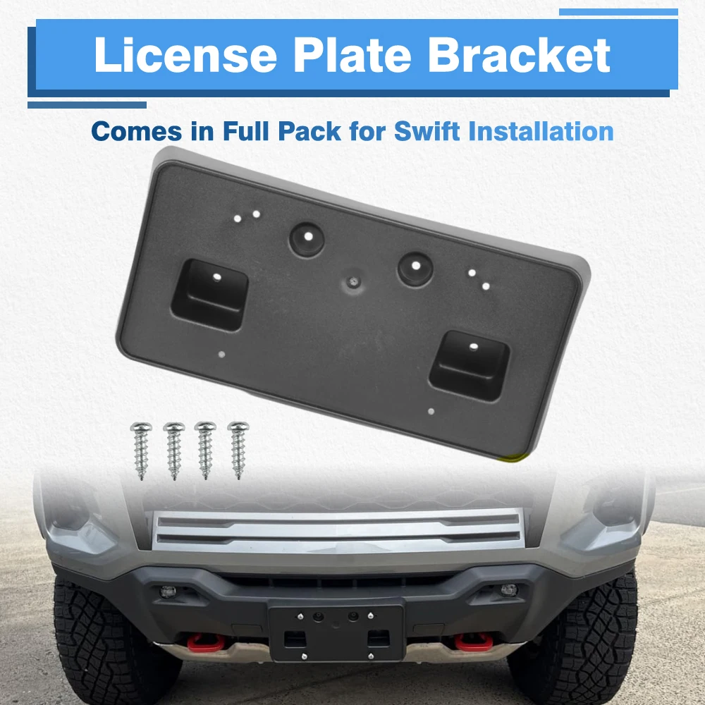 

Car Front Bumper License Plate Bracket Accessories For Chevrolet Colorado LT Trail Boss WT Z71 ZR2 2023–2024 GM1068252 85553155