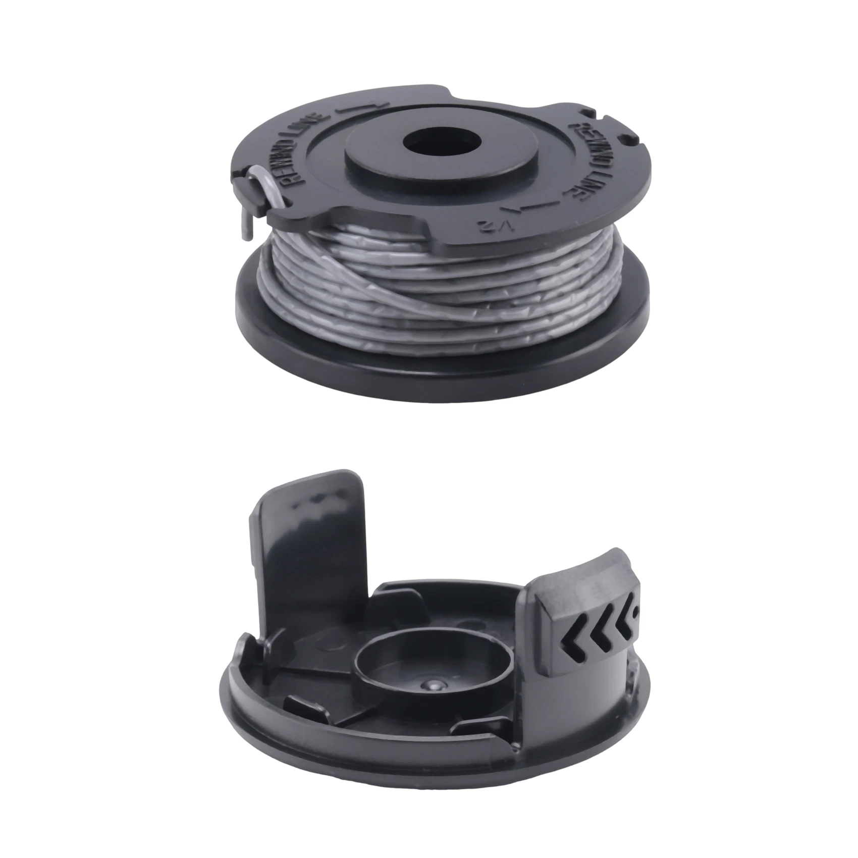 A03F F016800385 String Trimmer Spool Line for Strimmer, Replacement for EasyGrassCut 18 26 18-230 18-260, 1 Spool + 1 Cap Cover