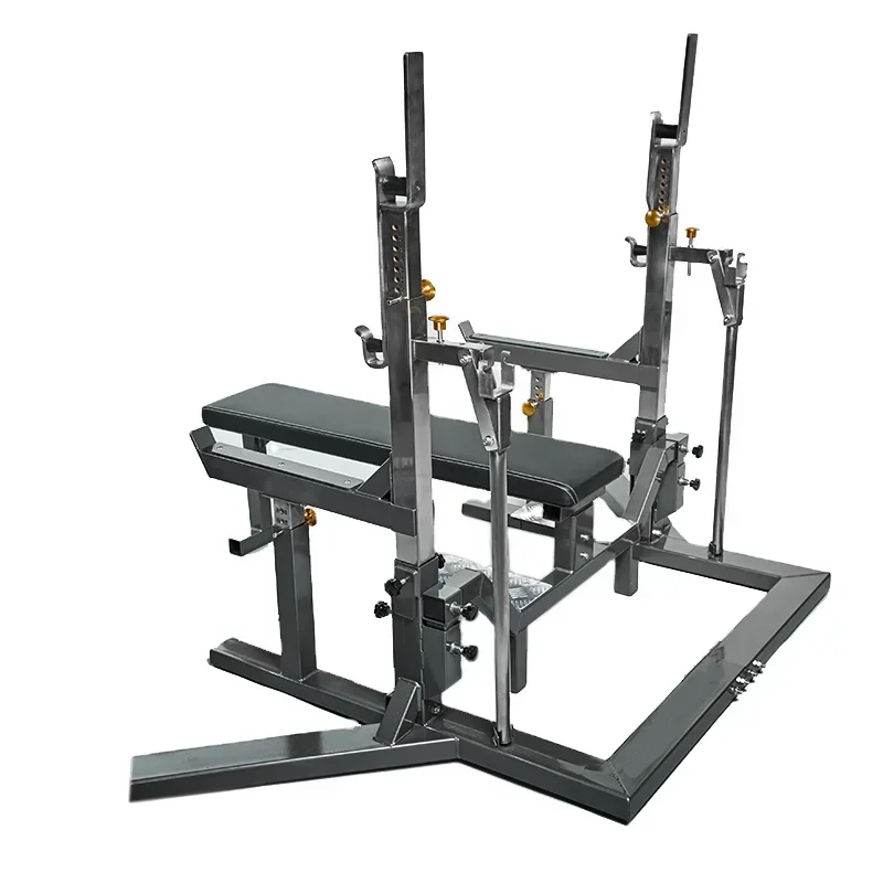 Customized Fitness With Power Lifting Professional Squat Bench Press Integrated Frame