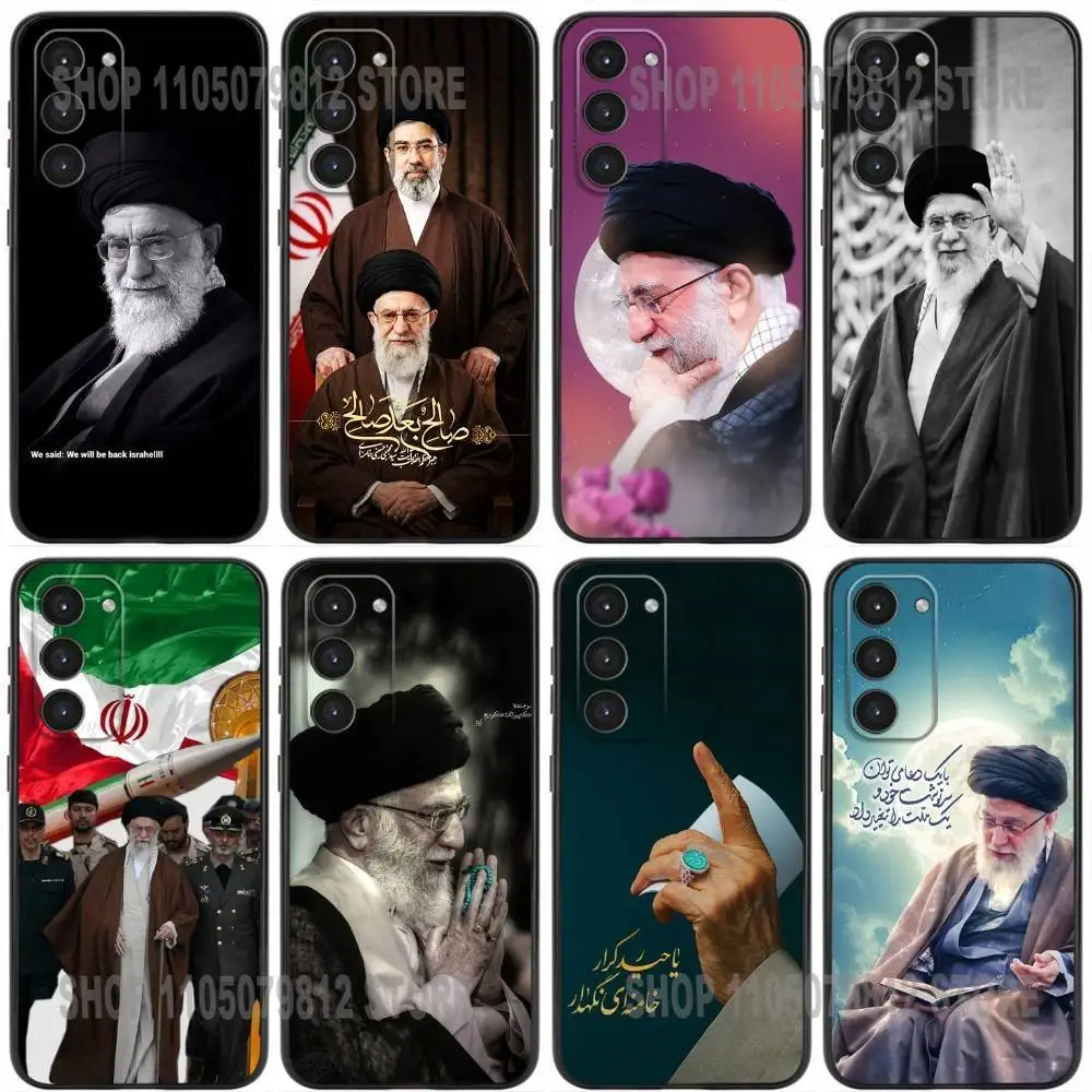 

Phone Case For Samsung Galaxy A20,21s,22,31,32,52,53,72,73,80,91 Peace Be Upon Him K-Khamenei I-Iran Liquid Silicone Black Cover