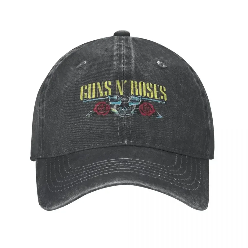 

Guns N Roses Men Women Baseball Cap Heavy Metal Punk Distressed Cotton Hats Cap Vintage Outdoor Running Golf Snapback Hat