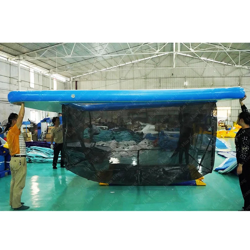 Inflatable Floating Retractable Mosquito Net Swimming Water Sea Yacht Large Pool Netpromote sales