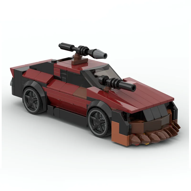 262 ELEMENTY MOC klocki konstrukcyjne pojazd apokalipsy estetyczny model samochodu poza drogą zabawki do składania dla dzieci prezent
