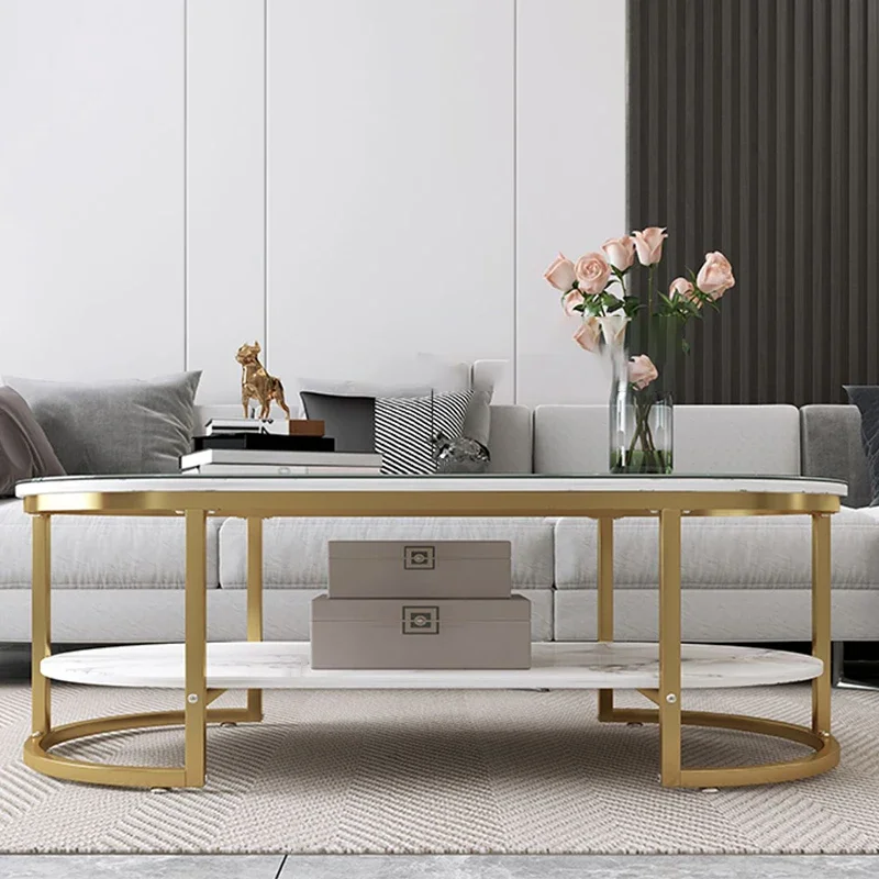 Multifunction Storage Tea Table Modern Metal Living Room Nordic Coffee Table Luxury Small Space Muebles Hogar Home Furniture