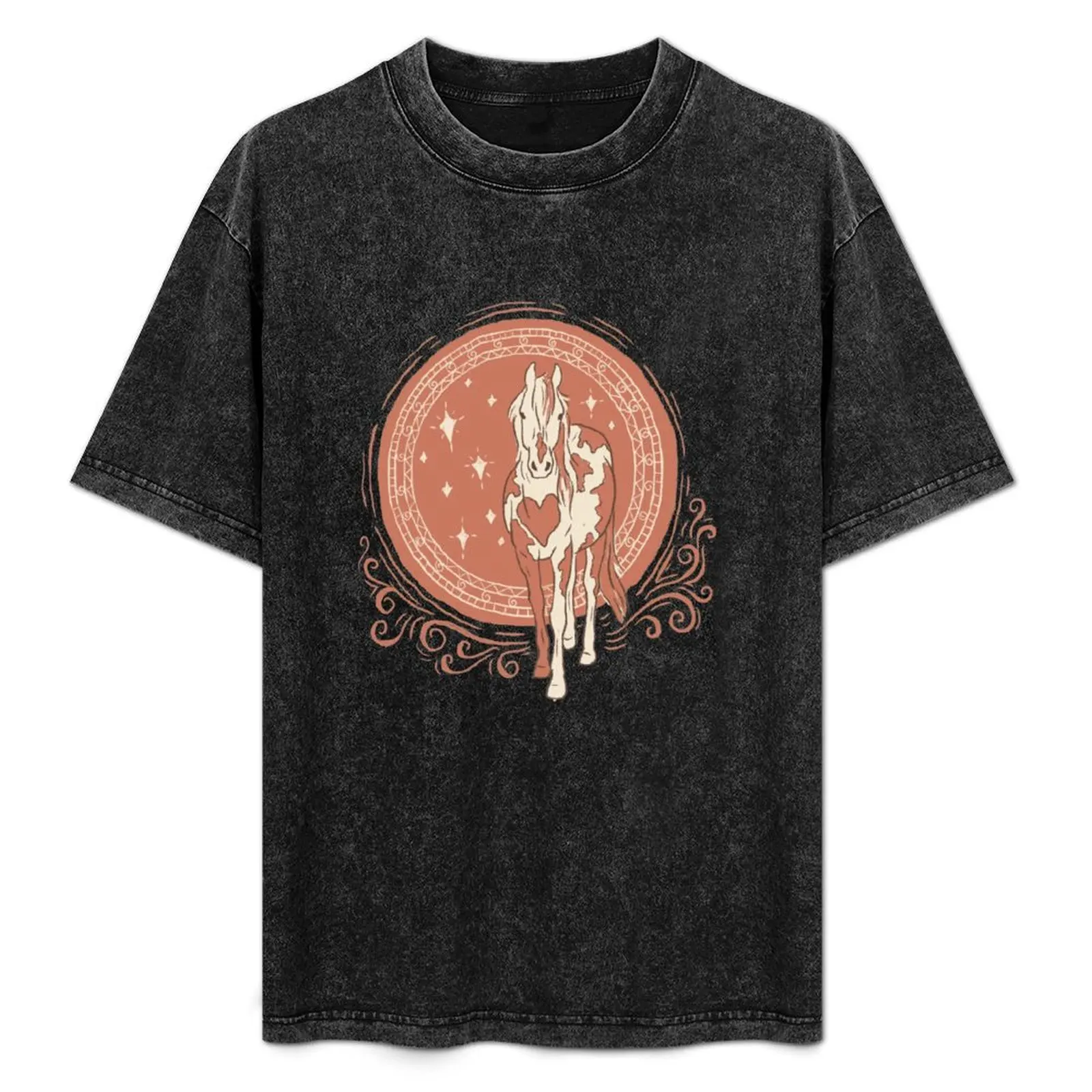 

Heart Horse T-Shirt Quick Dry Sports Short Sleeve Tee