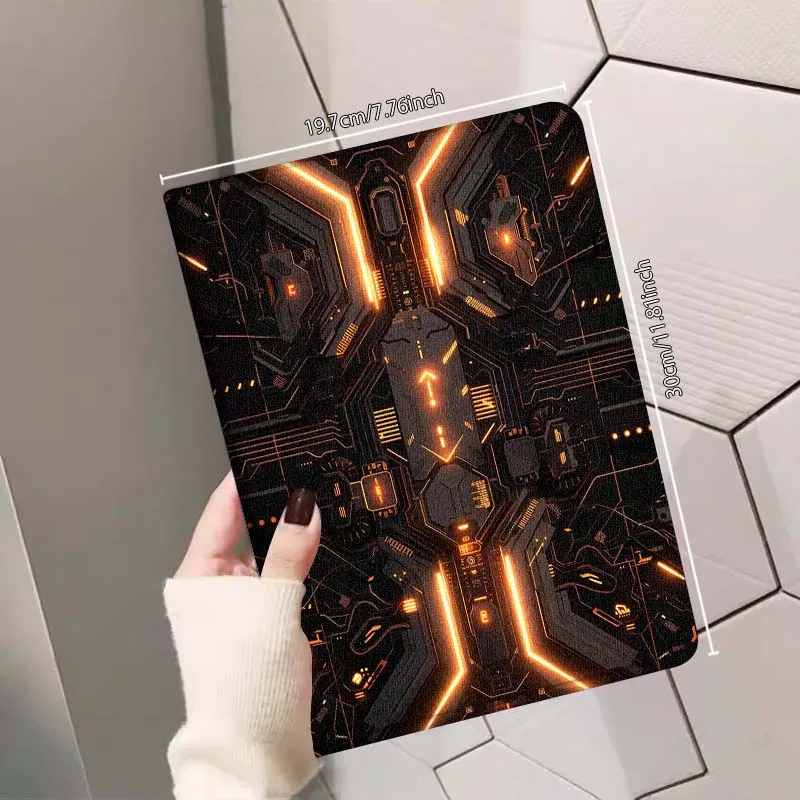 حافظة كمبيوتر لوحي بتصميم نمط التكنولوجيا لهاتف Xiaoxin Legion Tab Y900 Y700 K10 M10 P11 Pad Pro GT Plus 3rd Gen 4 11 11.5 #3