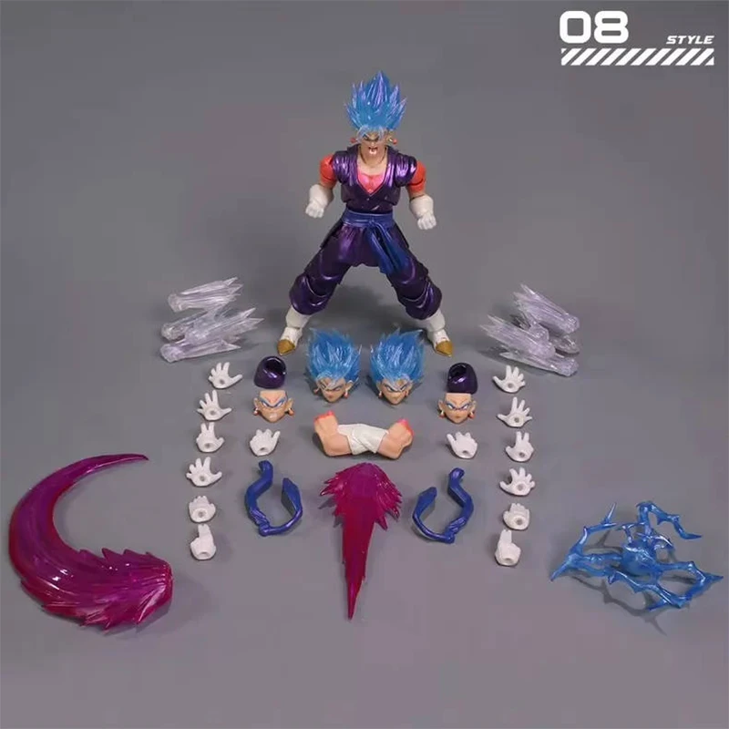 YG-mw Studio Vegito Figuur Dragon Ball SHF Super Saiyan God Vegito Vegetto Anime Actiefiguren Beeldje Model Kinderen Geschenken speelgoed