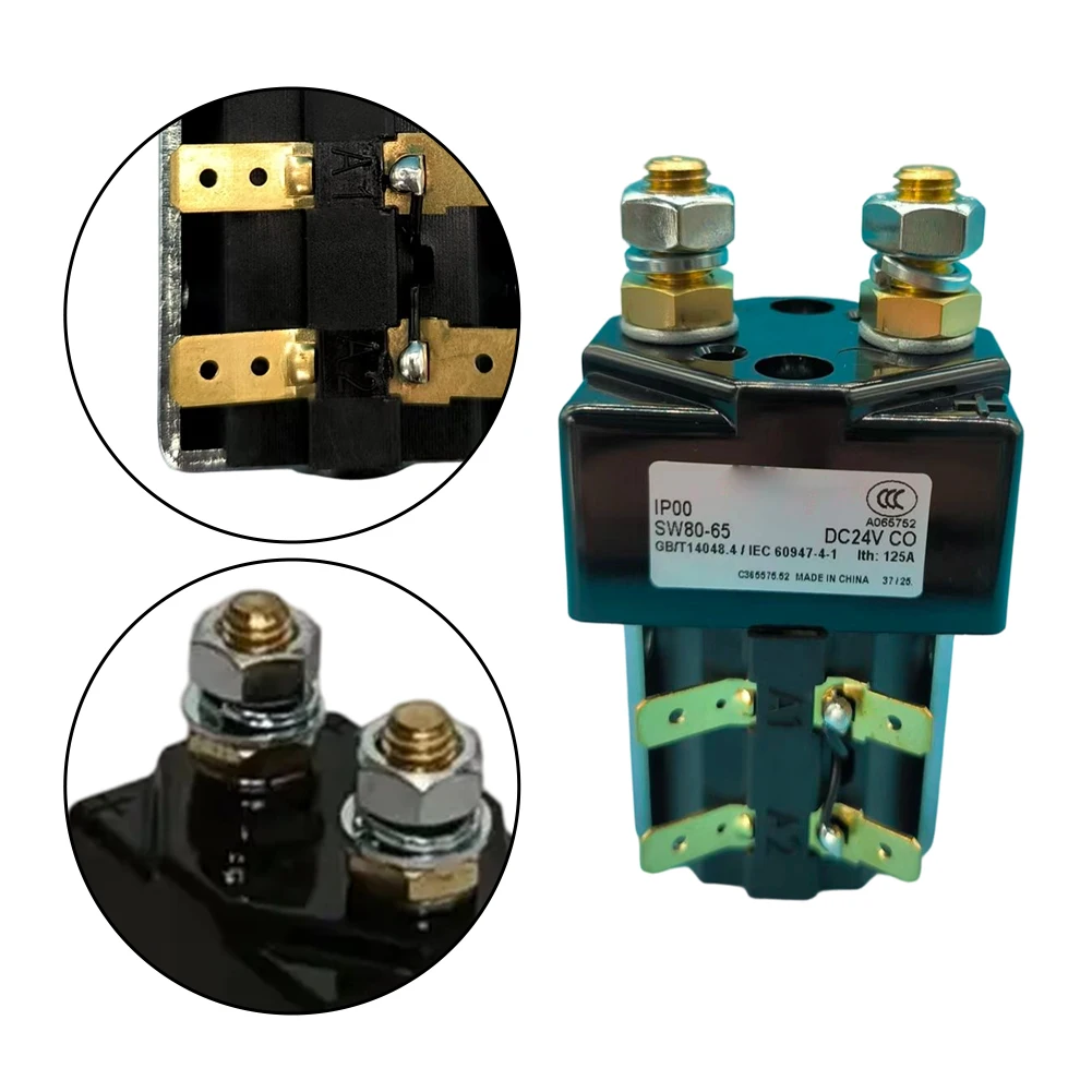 Nuevo relé de Contactor Albright SW80 de 24V CC para carritos de Golf y montacargas, relé de alta corriente, piezas de herramientas de Contactor de arranque automático