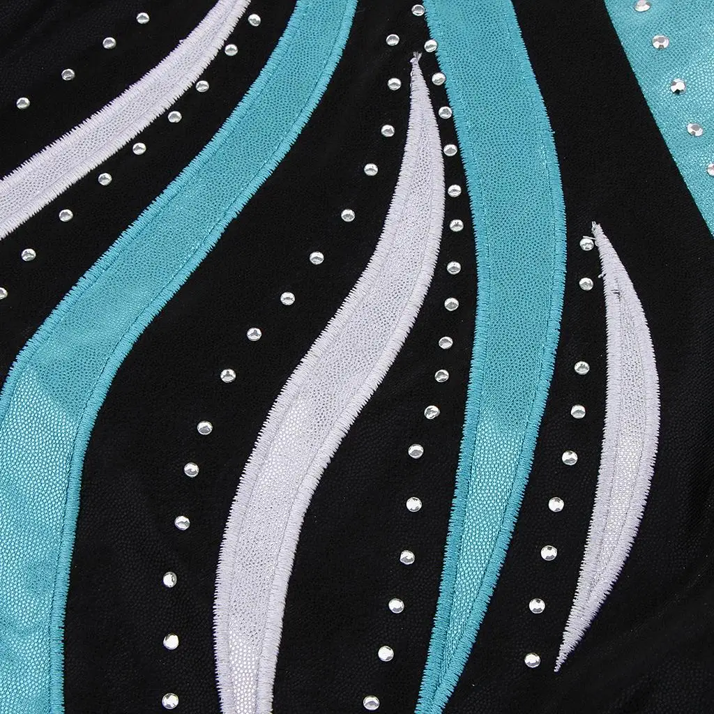 Shiny Rhinestone Girls Leotard Sleeveless Ballet Dancewear Tank Unitard Costume for Gymnastic and Dance Class