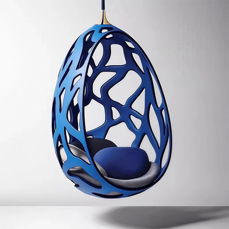 

Nordic Style Handmade Fiberglass Egg Chair for Indoor Outdoor Balcony Leisure and Hotel Apartments