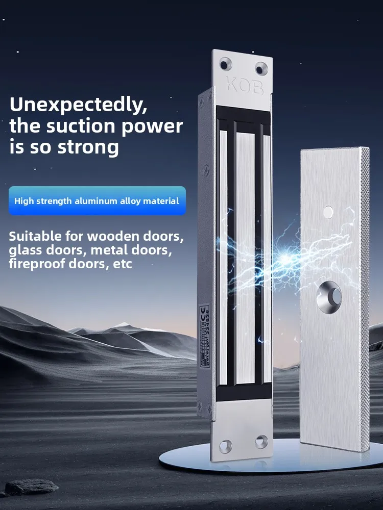 KOB280kg باب إعلان مجتمعي مخفي بباب واحد، مثبت على سطح قفل كهربائي للتحكم في الوصول #2