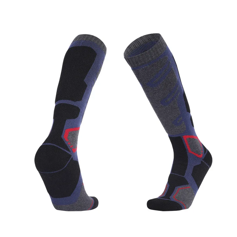 Professional Men Merino Wool Ski Socks Outdoor Sports Thickened Terry Keep Warm Knee High Long Skiing Snowboard Hiking Socks