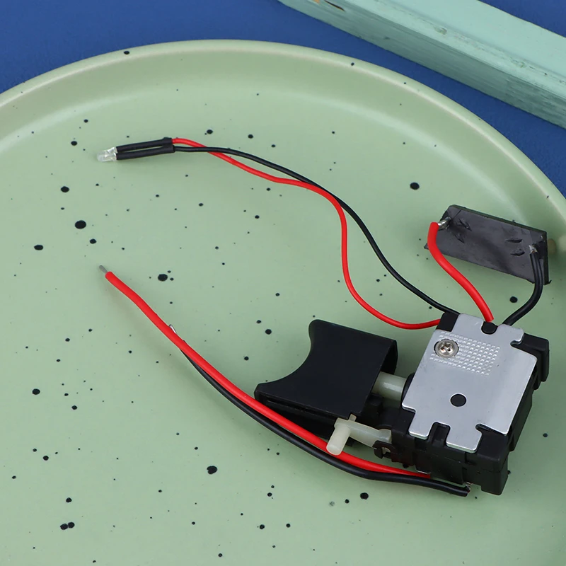 Taladro eléctrico a prueba de polvo, Control de velocidad, botón pulsador, interruptor de gatillo, CC, Taladro Inalámbrico