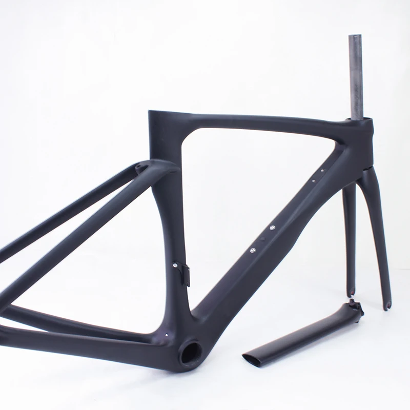 

Hot Selling Rim-brake Carbon T700 Road Bike Frame All Internal Cable Carbon 700c Fiber Matte Bicycle Frame