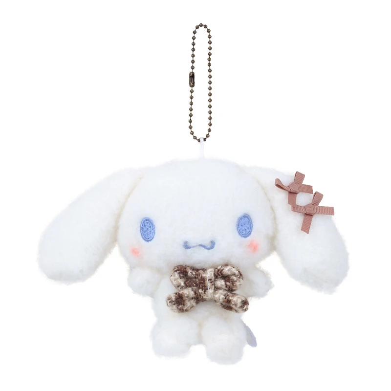 12cm Sanrio Plush Stuffed Toys Cartoon Anime Figure Kuromi My Melody Cinnamoroll Cute Dolls Keychain Pendant Baby Birthday Gifts