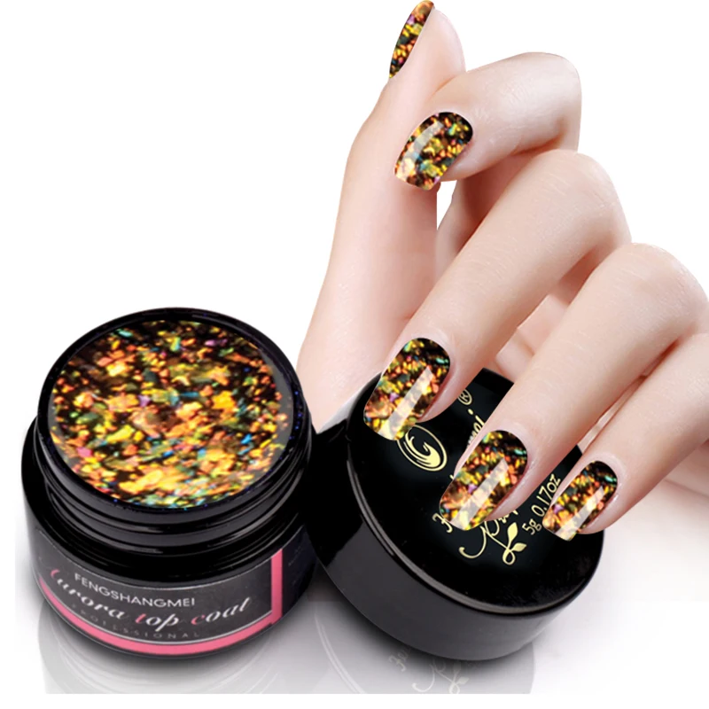 

Aurora Glitter Gel Nail Polish for LongLasting Nails 3D Nonsticky Builder Gels Polish Soak Off for Nails Salon Home DIY Manicure