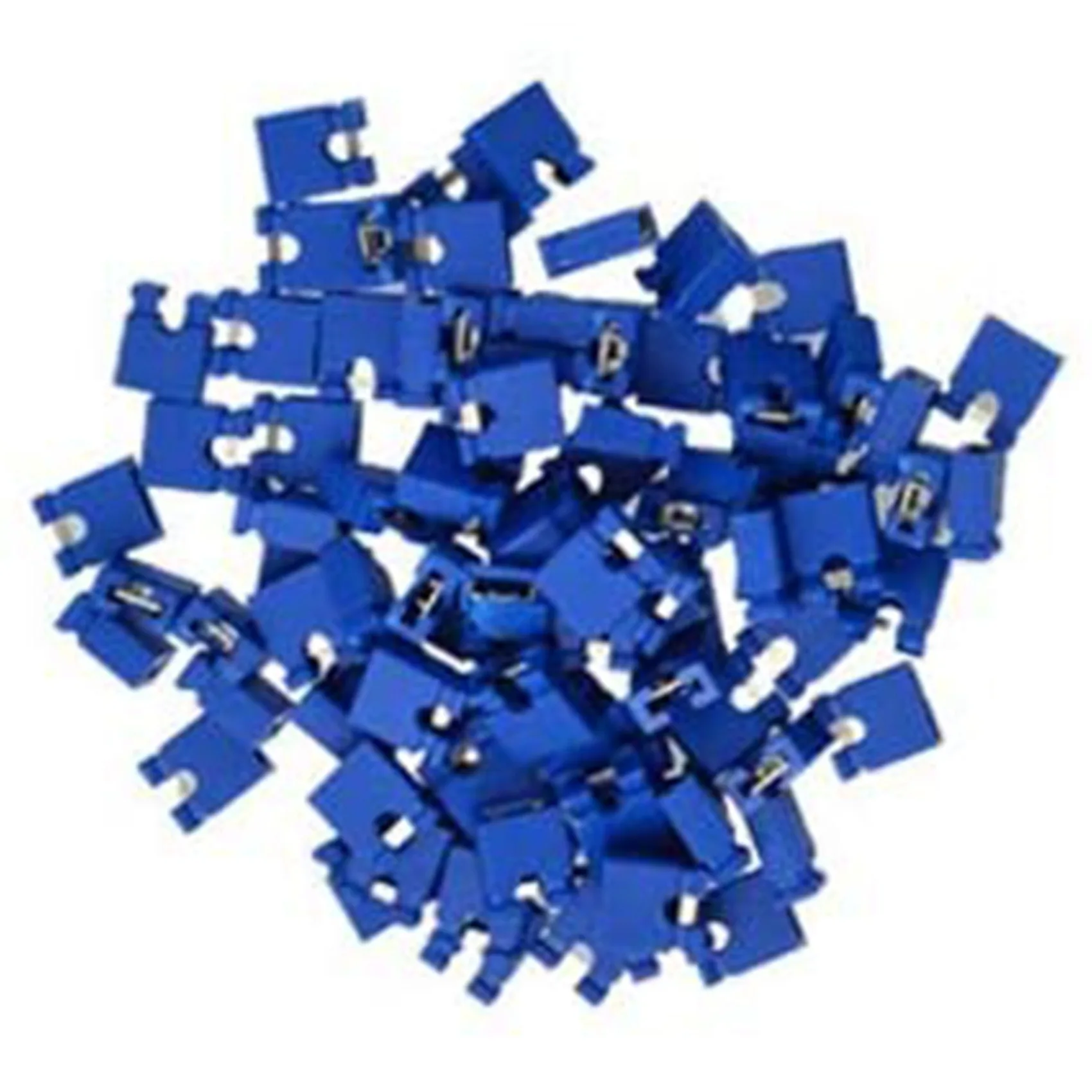 SQPP-100Pcs 2.54MM Jumper Cap Open Type Shorting Cap Shorting Block Shorting Cap Socket Pin Header Connection Block