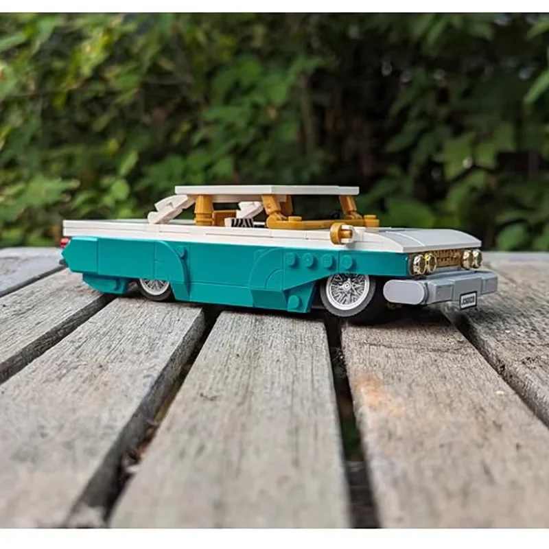 60s low-profile กีฬารถรุ่น MOC อนุภาคขนาดเล็ก DIY ประกอบของเล่นบล็อกอาคาร 347 ชิ้นเหมาะสําหรับผู้ที่ชื่นชอบทั้งหมด Cre