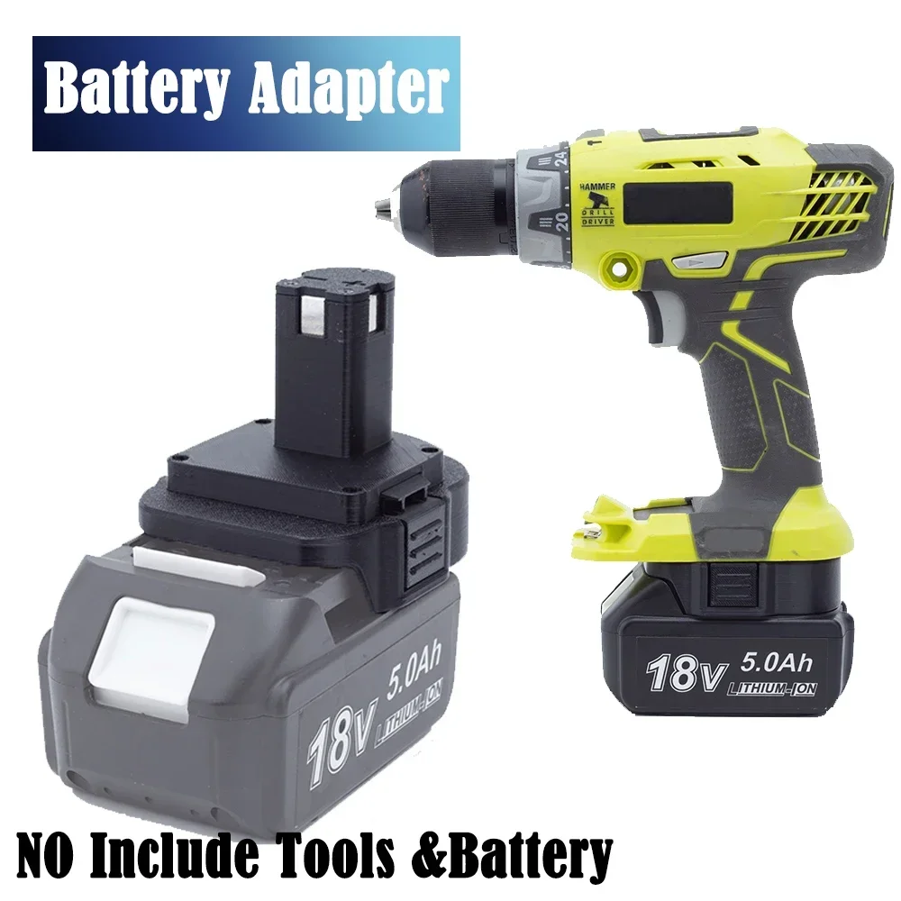 

Battery Adapter Converter for Makita 18V Lithium Battery to For Roybi ONE+ 18V Ni-Cd Ni-Mh Power Drill Tools (NO Battery )