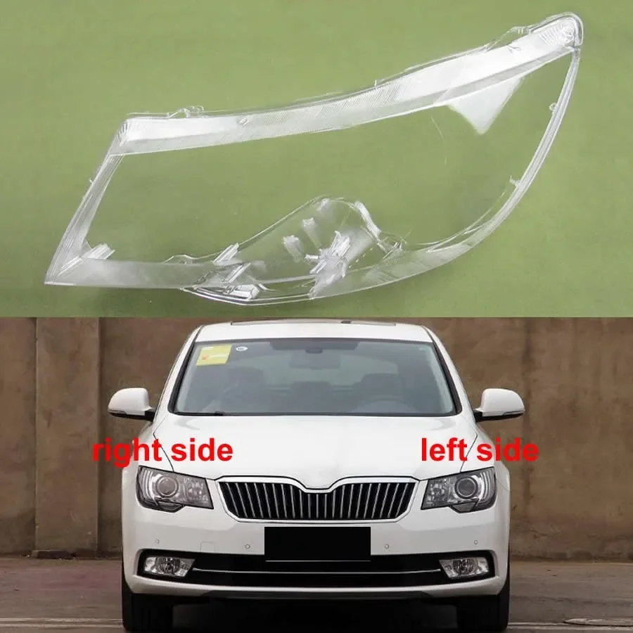 

Headlamp Lamp Shell Headlight Cover Transparent Lampshade Plexiglass Replace Original Lens For Skoda Superb 2013 2014 2015