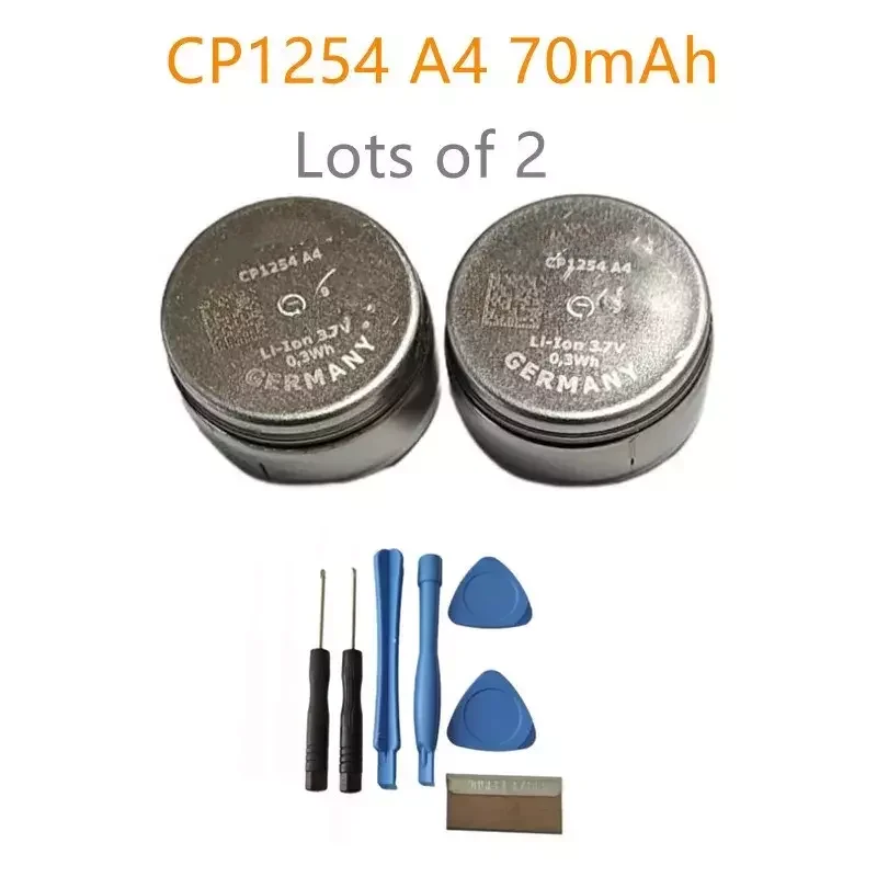 

Coin cell battery CP1254 A4 70mAh for Sony WF-1000XM3 WF-1000X WF-SP700N Headphones