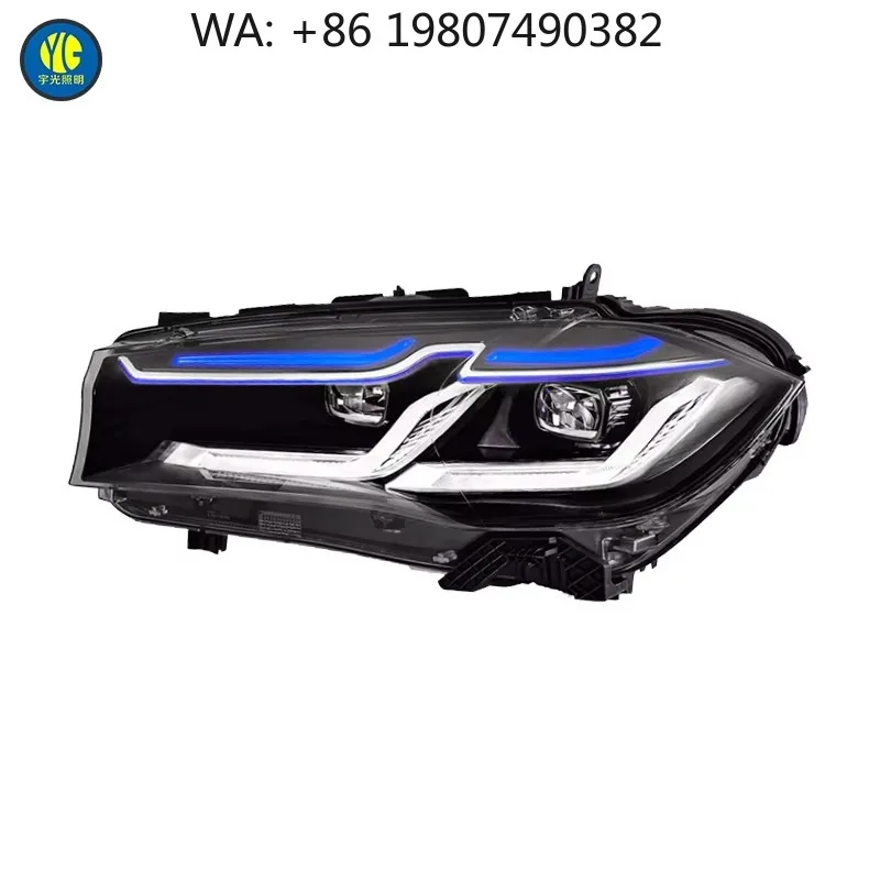 

LED Front Headlight Projector 6000K Cool White High Lumen Auto Lighting Upgrade Parts