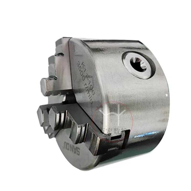 Adjustable 3-Jaw Self-Centering Chuck Clamping Milling Tools for Lathe 80mm/100mm Size Options