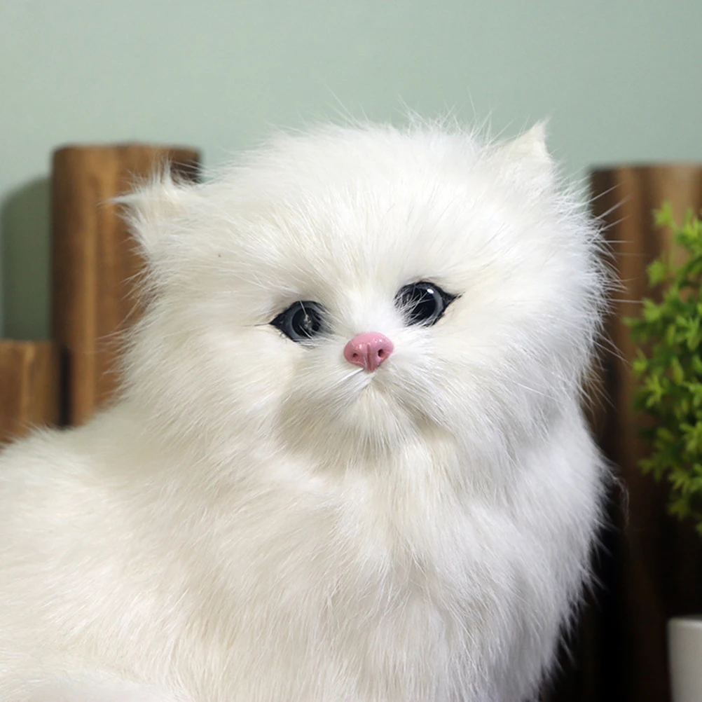 

Simulation Cat Lifelike Animal Decorative Home Accessories Ornament Artistic Craft Gift