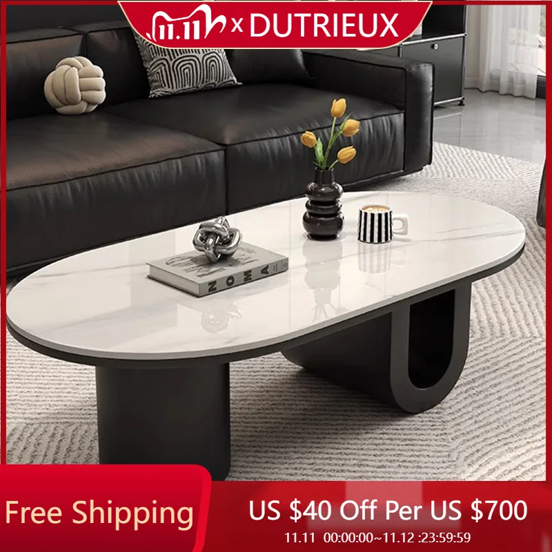 

White Relaxing Side Table Party Modern Cream Design Luxury Accent Aesthetic Coffee Table Decoration Kaffee Tische Home Products