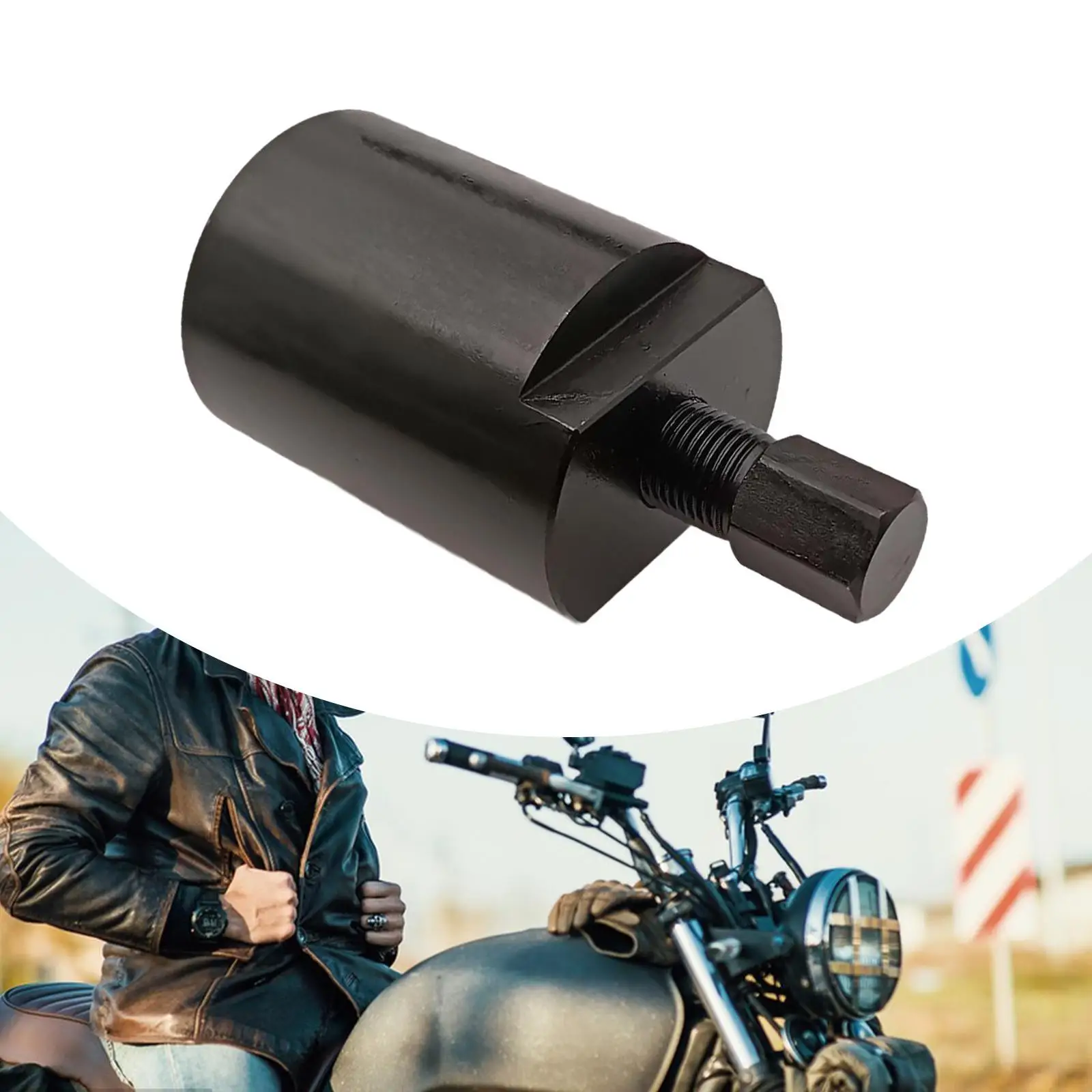 

Steel Flywheel Extractor Removal Tool Compact Bolt Puller for Arctic Cat Suzuki 4 Stroke ATV Motorcycles