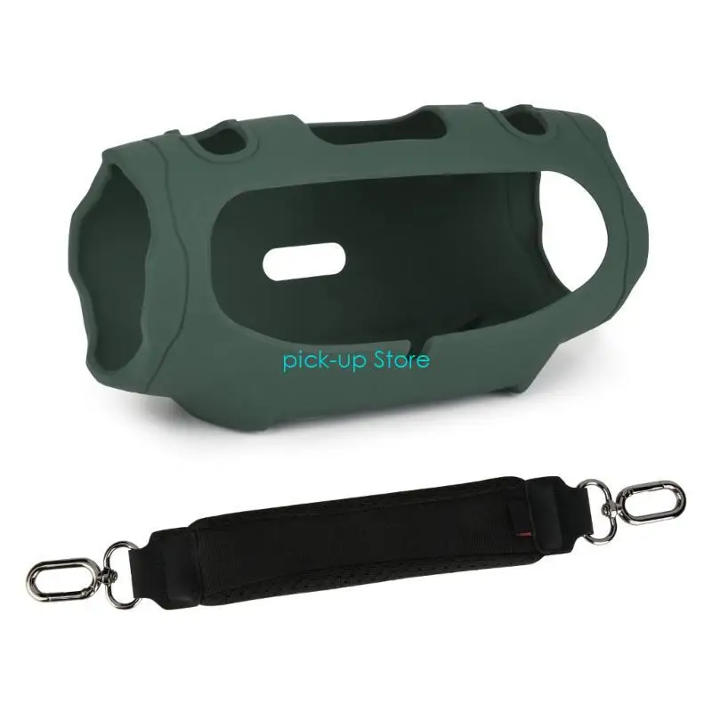 Q5WA Speakers Protective Silicone Skin with Crossbody Straps for Xtreme 4 Speaker