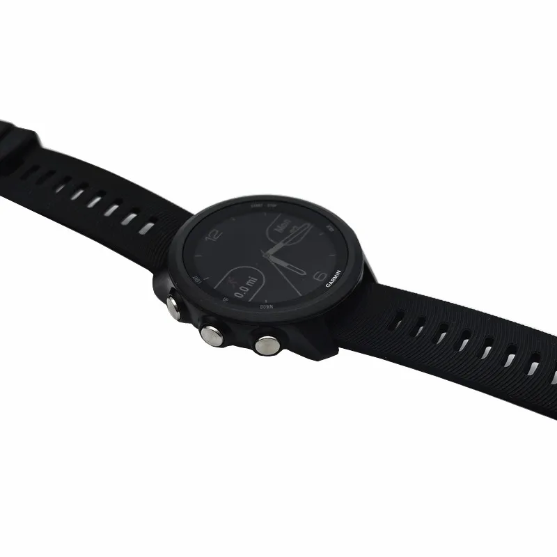 ساعة Garmin Forerunner 245 GPS للتدريب على الجري في الهواء الطلق معدل ضربات القلب تدعم اللغة الروسية الإسبانية. برتغالية 95% جديدة