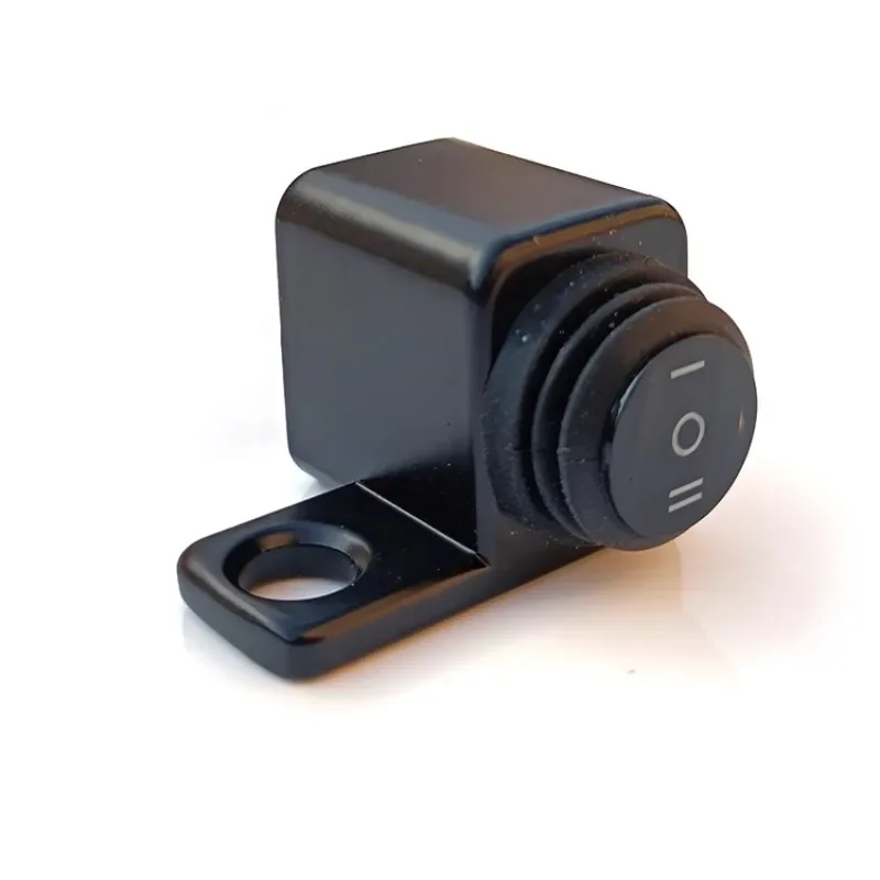 

Motorcycle spotlight switch, rearview mirror high and low beam power off, waterproof metal switch