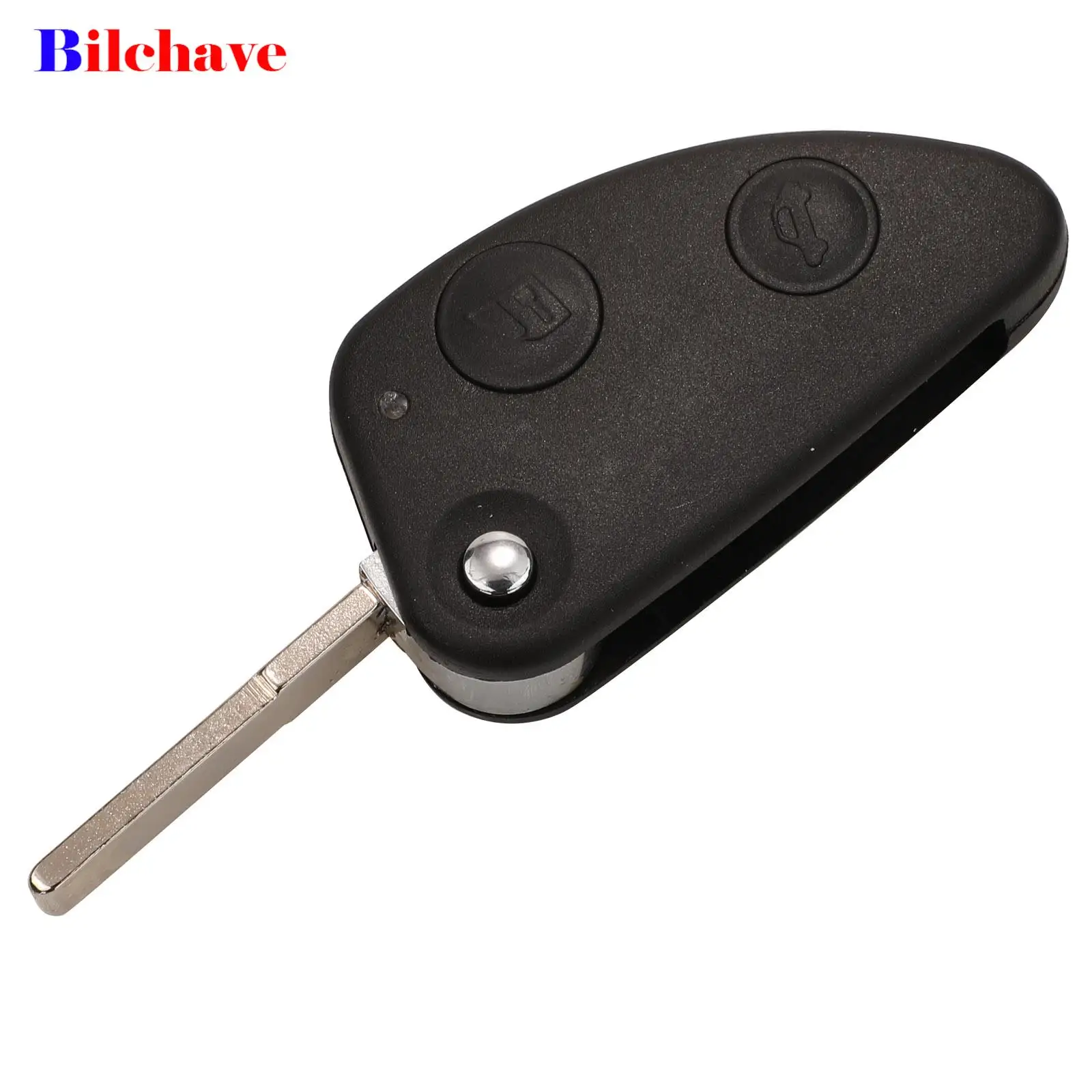 jingyuqin 2/3 Buttons Flip Folding Remote Car Key Shell Fob For Alfa Romeo 147 156 166 GT With Uncut Blade Replacement