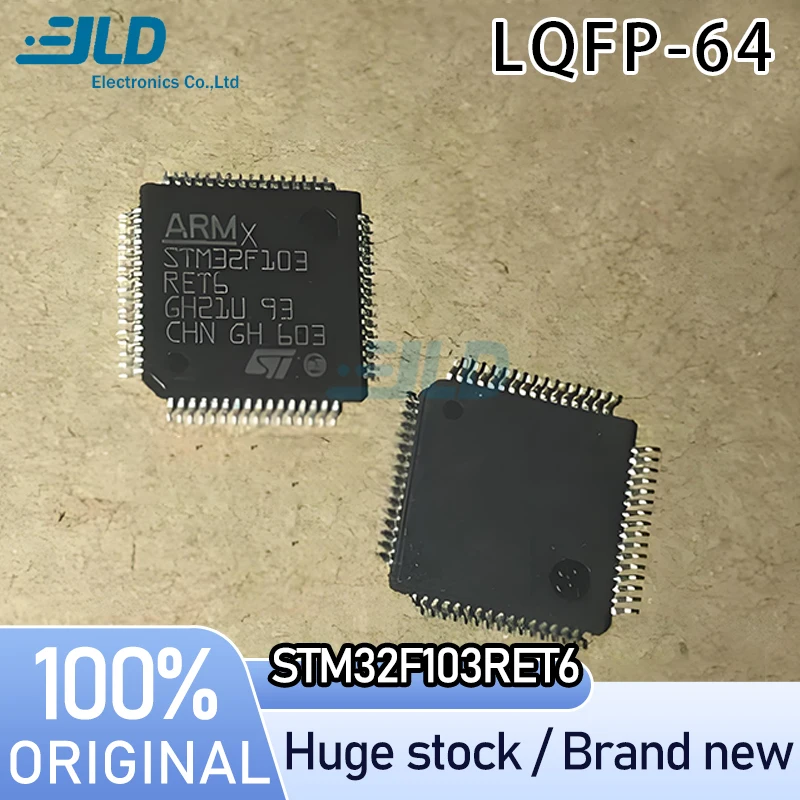 

(2-5piece) 100% New STM32F103RET6 LQFP-64 Chipset Professional one-stop ordering Adequate stock Chip Electronics