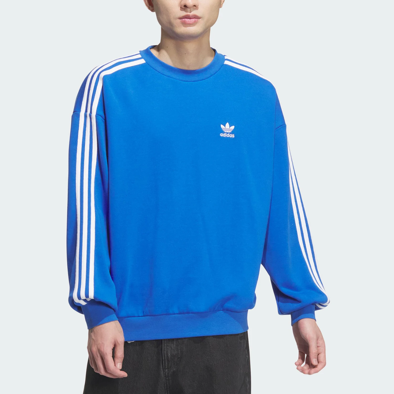 

Официальный оригинальный мужской теплый свободный спортивный пуловер Adidas Originals JN9787