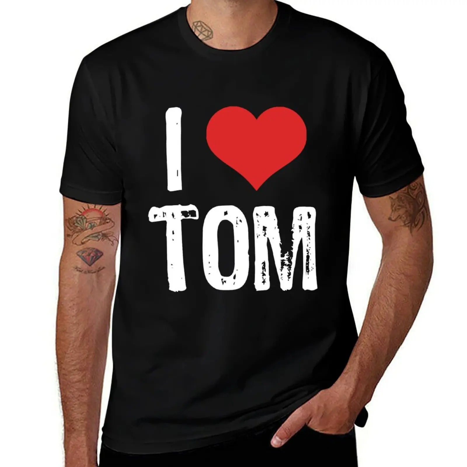 

I Love Tom T-Shirt t shirts for man graphic cars man tshirt