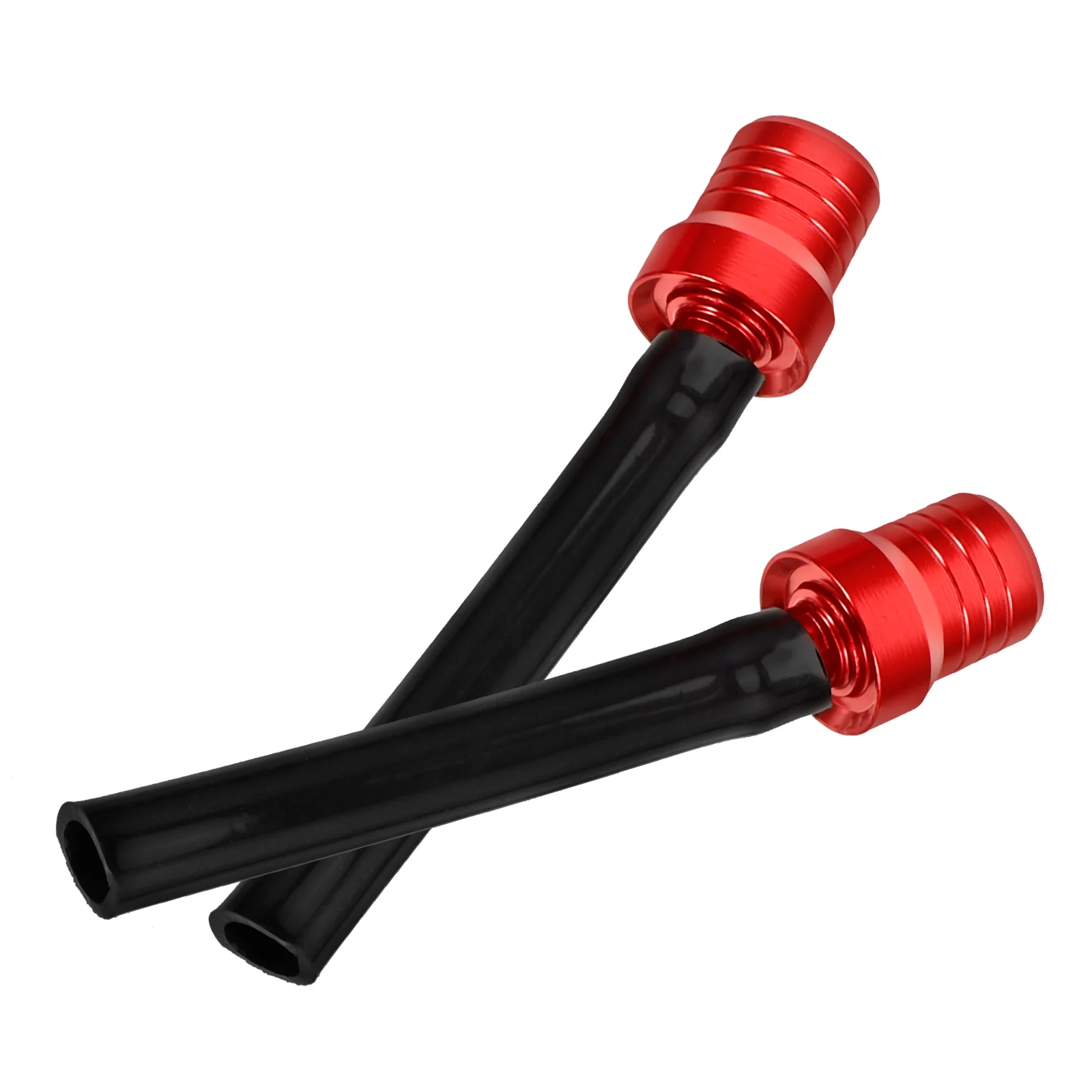 

2pcs Tank Cap CNC Aluminum Alloy Red Black Vent Tube Gas Caps for Motorcycle Fuel Tank Gas Cap Valve Hose