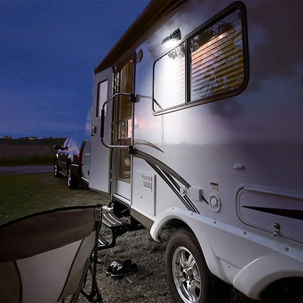 1/2x5 بوصة RV الخارجي LED الشرفة فائدة ضوء 12 فولت 750 التجويف المظلة أضواء استبدال الإضاءة ل RVs المقطورات المعسكر قارب