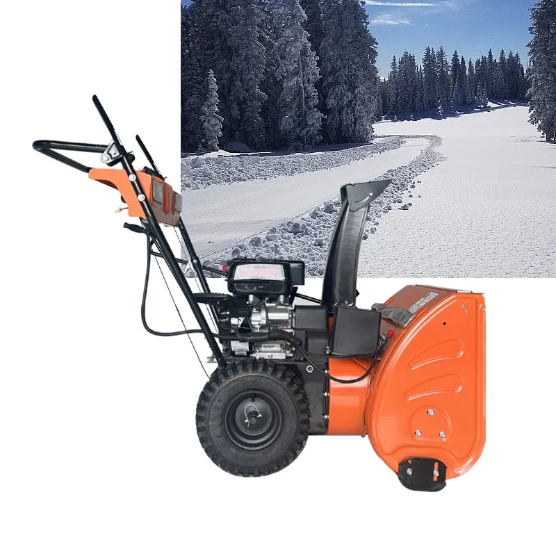 Garden Apartment Use Snow Remover Machine Small Handheld Snow Throwing Machine For School Use