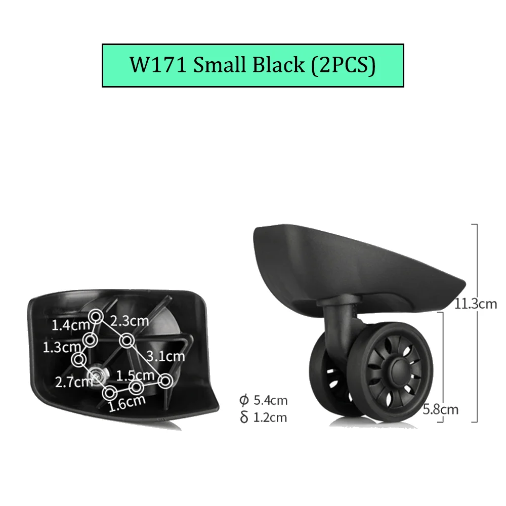 Geschikt Voor W171 Universele Wiel Trolley Case Wiel Vervanging Bagage Katrol Glijdende Zwenkwielen Slijtvaste Reparatie