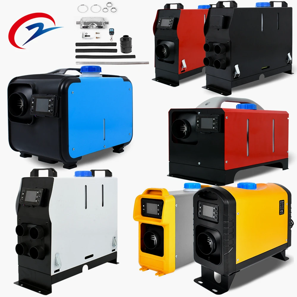 

5KW 8KW 12V 24V Parking Air Heater All-in-one Truck Car Trailer RVs Motorhome Thermostat LCD RC Remote Control Quick Heat