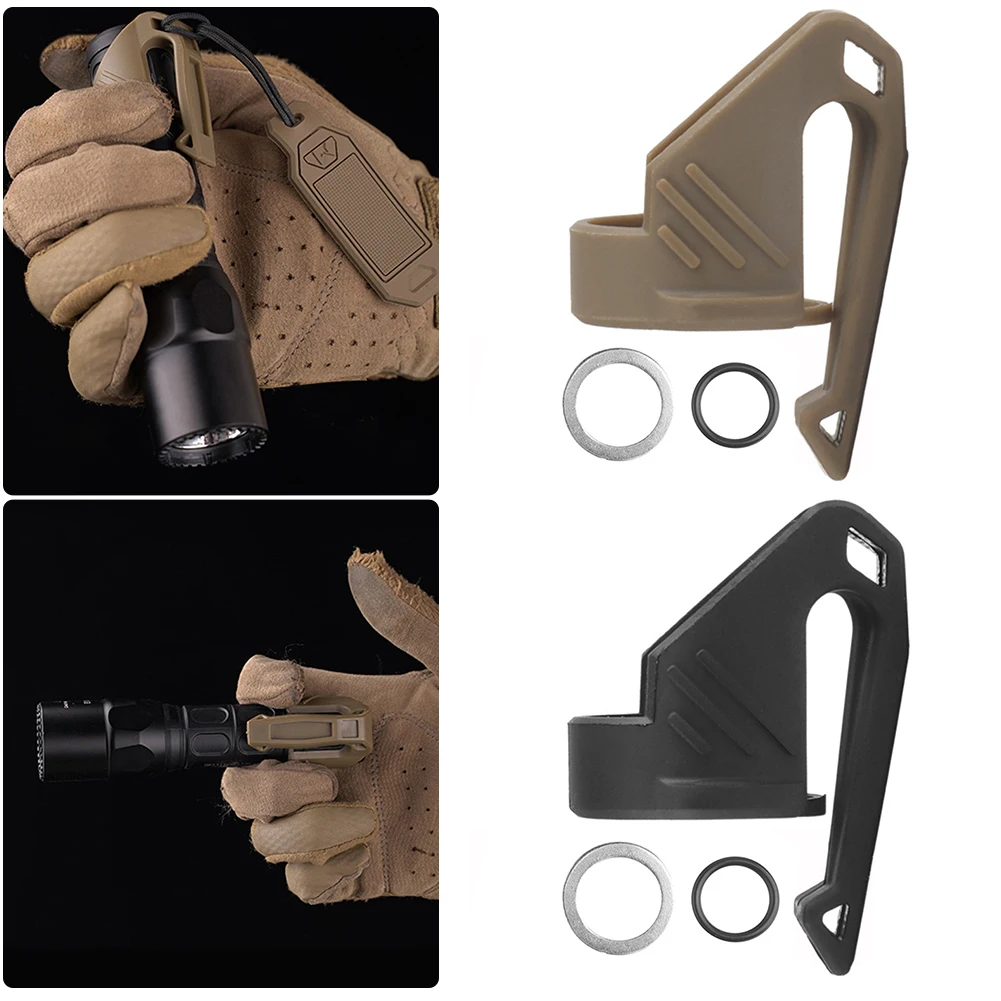 Portable Flashlight Clip Multifunction Lamp Fixing Brackets Flashlight Adapter Equipment Accessories