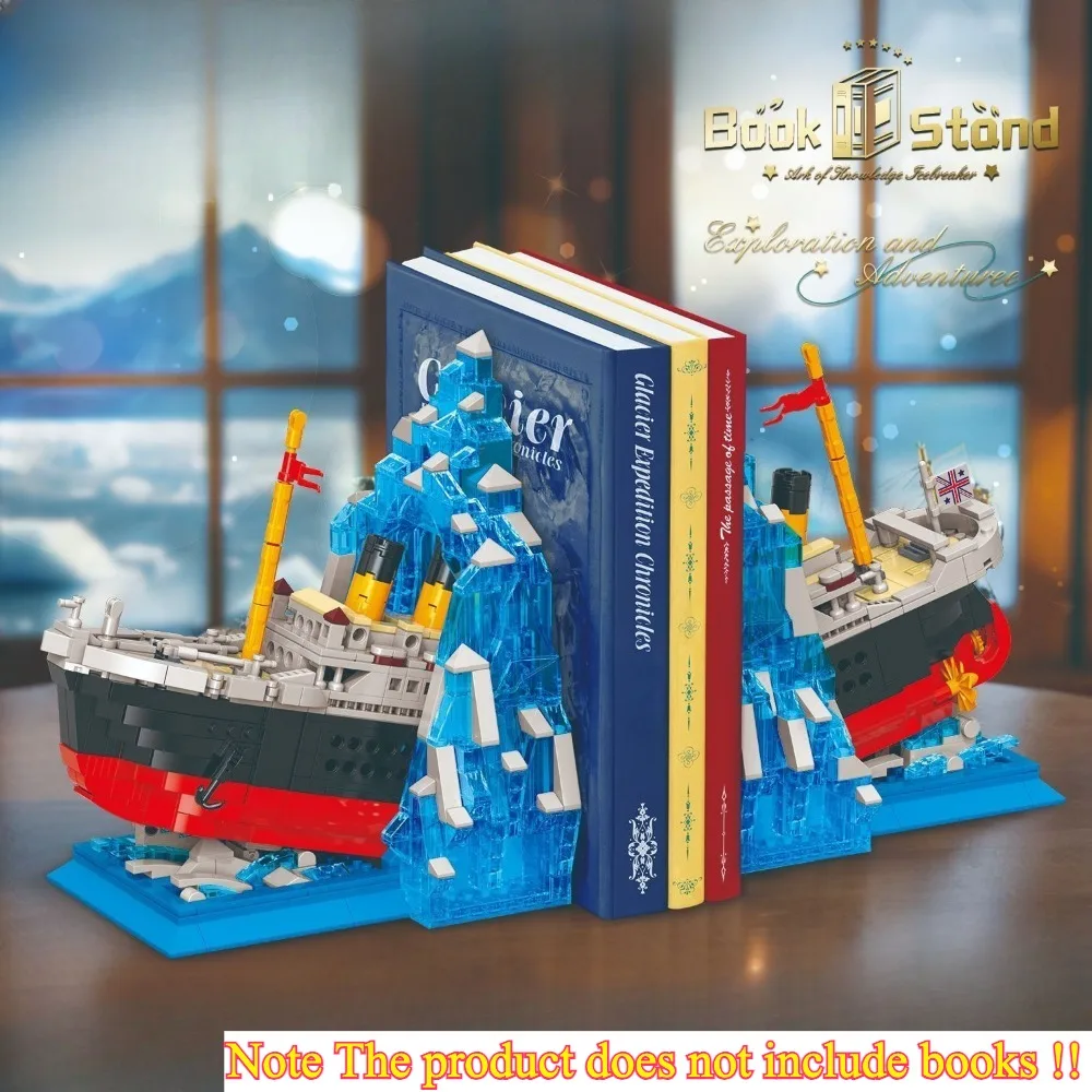 1202-pieces-moc-bateau-titanic-classique-et-iceberg-blocs-de-construction-support-a-livres-bateau-de-croisiere-idees-cadeaux-d'anniversaire