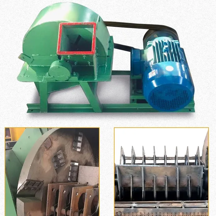1000kg Per Hour Wood Pulverizer Machine Sawdust Making Crusher Bamboo Powder Crushing Chipper Machines