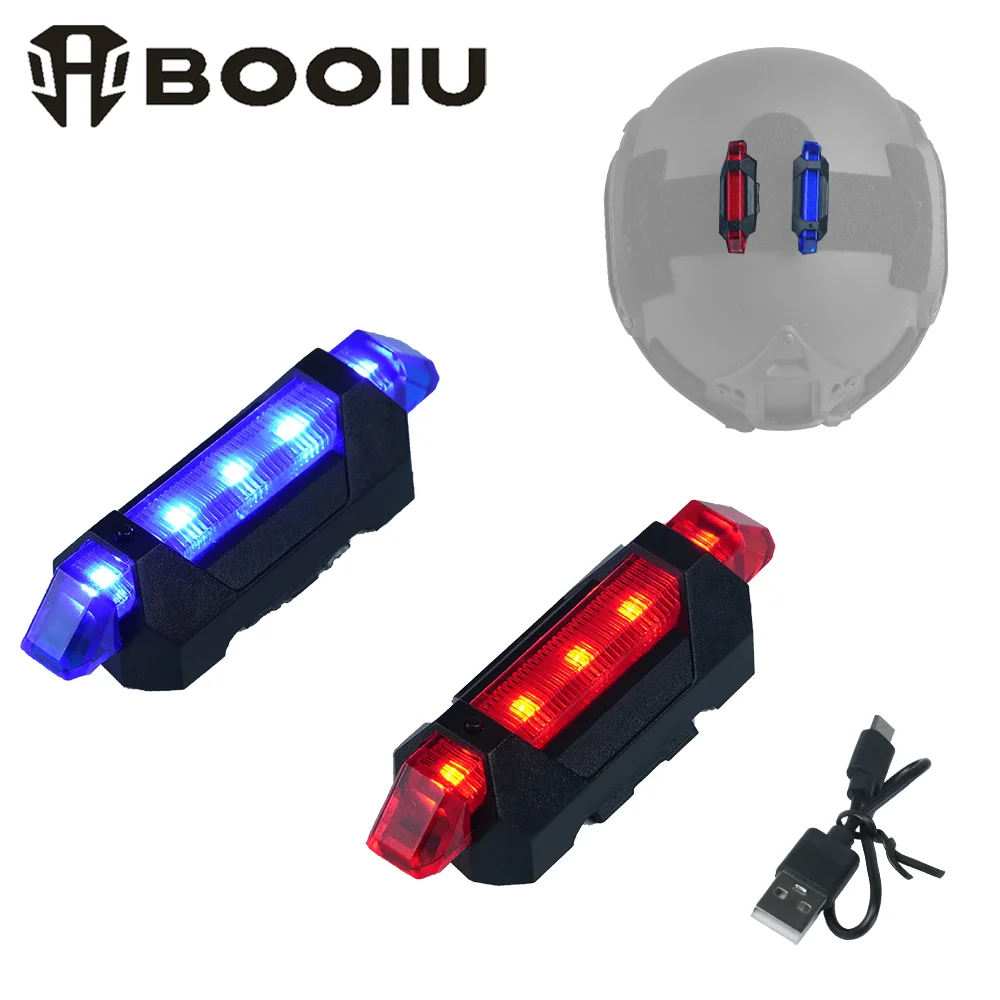 

BOOIU Tactical Helmet Signal Flashing LED Light Suitable For Hunting Camping Survival Signal Lighting And Outdoor Activities