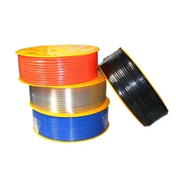 10mm 8mm 6mm 4mm 12mm Air Tubing Pneumatic Pipe Tube Water Hose Transparent Blue Red Black PU Gas Compressor Pipe Hose 8x5mm 6x4