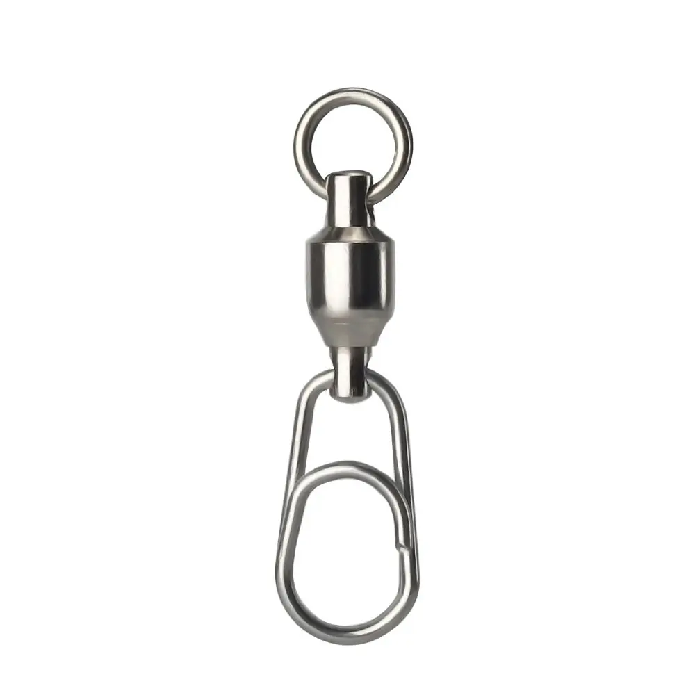 

Stainless Steel Rolling Swivel Fishing Tools Connecting Ring Jig Hooked Snap Fishhook Swivel Lure Connector Oval Split Rings