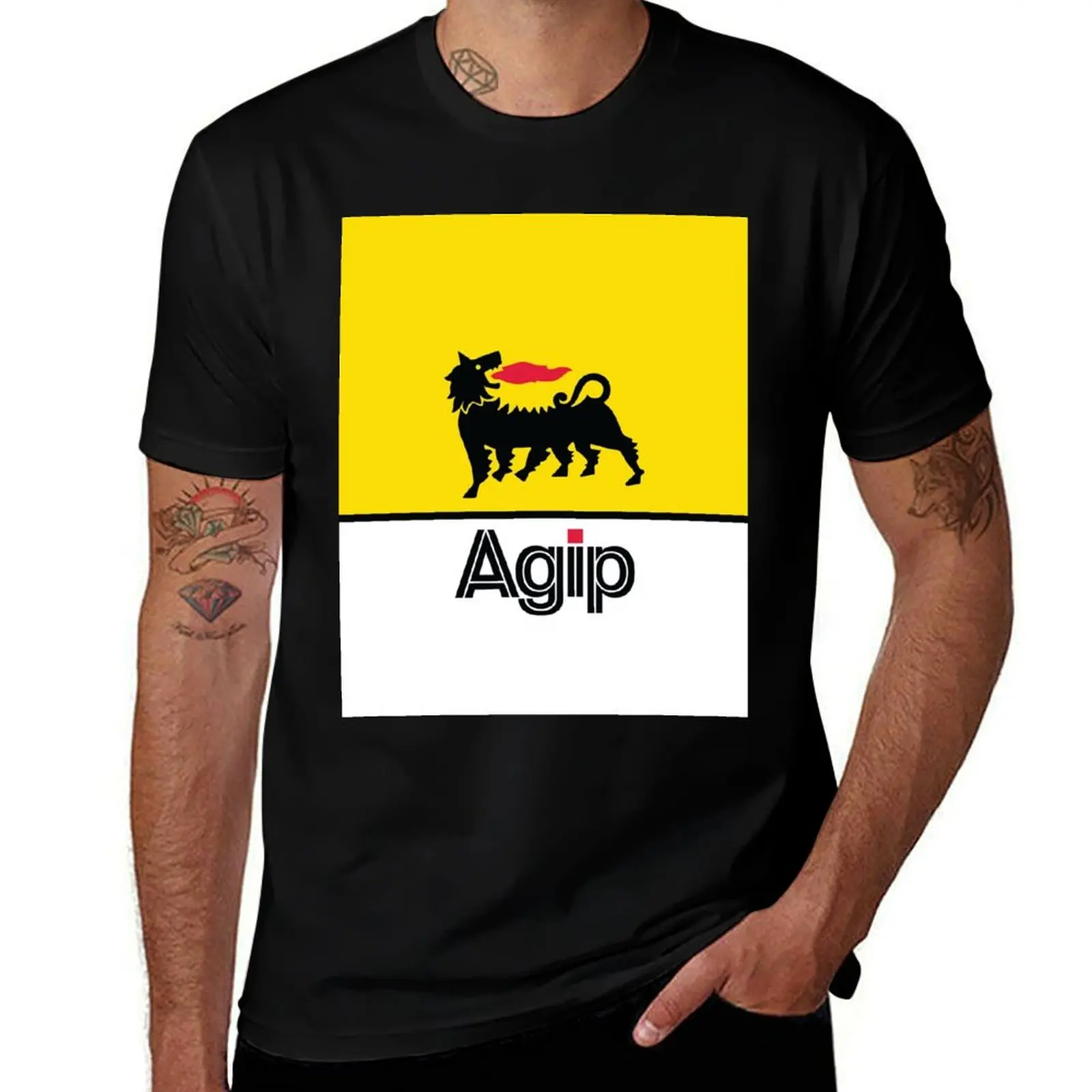 

AGIP Lubricants Logo 1968 – 1998 T-Shirt funny t shirts dark humor man t shirts for men man tshirt T-shirt